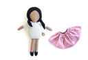 mini poupée - cheveux longs