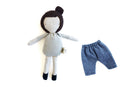 mini poupée - cheveux longs