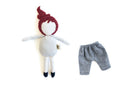 mini poupée - cheveux longs