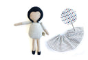 mini poupée - cheveux longs