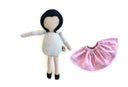 mini poupée - cheveux longs