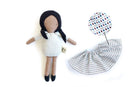 mini poupée - cheveux longs