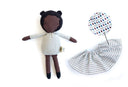 mini poupée - cheveux longs