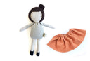 mini poupée - cheveux longs