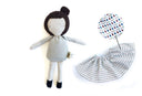 mini poupée - cheveux longs