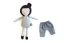 mini poupée - cheveux longs