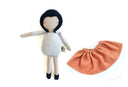 mini poupée - cheveux longs