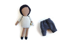 mini poupée - cheveux courts