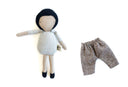 mini poupée - cheveux courts
