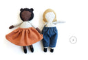 mini poupée - cheveux longs