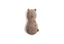 Ourson hochet de velours côtelé