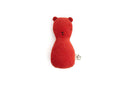 Ourson hochet de velours côtelé