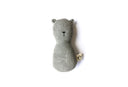 Ourson hochet de velours côtelé