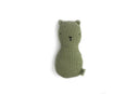 Ourson hochet de velours côtelé