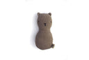Ourson hochet de velours côtelé