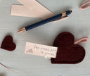 coeur à pochette secrète pour mot doux